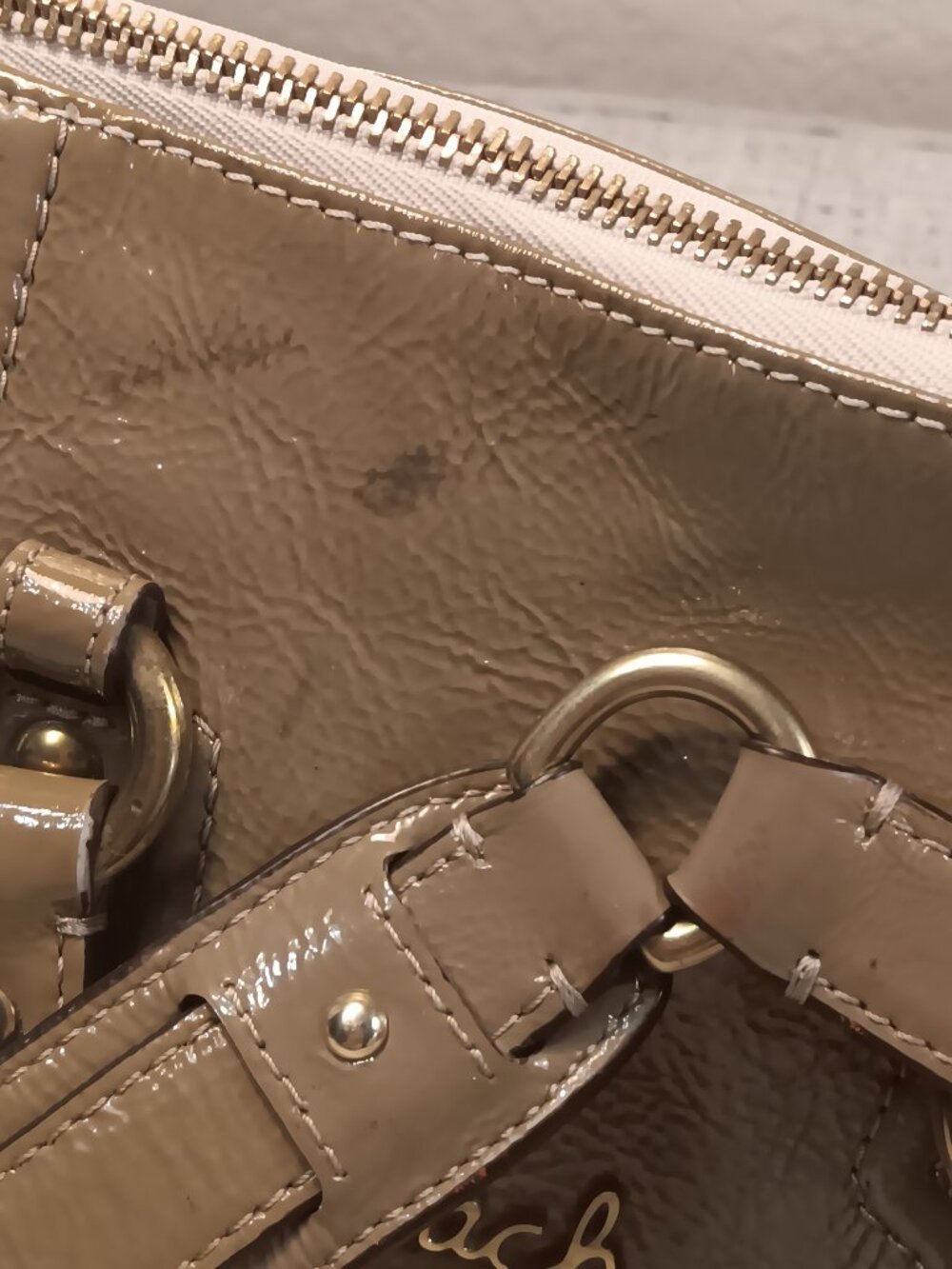 Coach Ashley Dotted Op Art North South convertible satchel shoulder bag purse - Picture 8 of 16